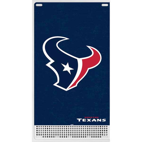NFL Houston Texans Distressed Xbox Series S Console Skin
